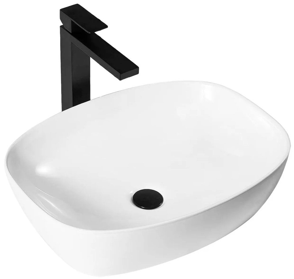 Lavoar Freja alb L49 cm