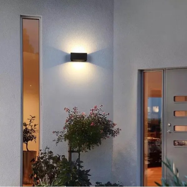 Aplică LED de exterior LED/12W/230V IP54 neagră
