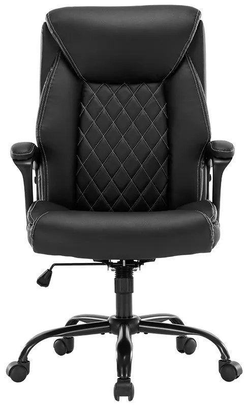 Scaun de birou manager Victory piele ecologica negru