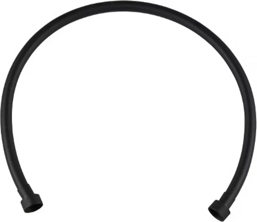 Furtun de conectare Invena 80 cm negru mat