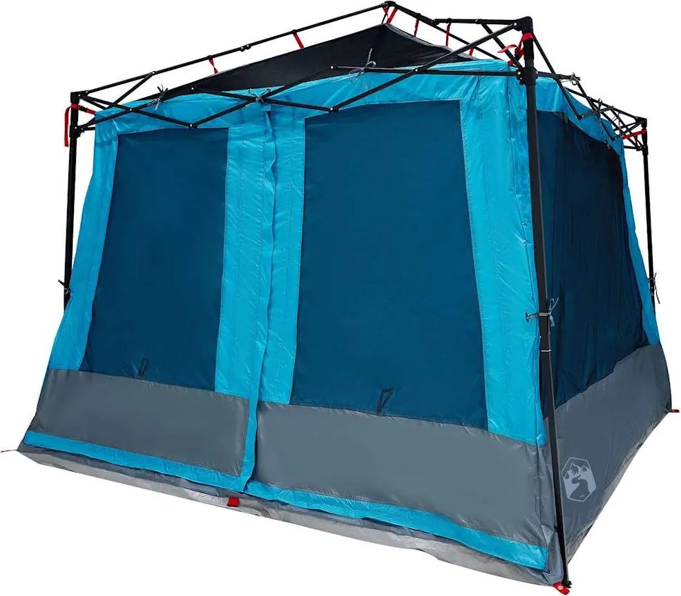 vidaXL Cort interior cu acoperiș albastru 291 x 291 x 240 cm tafta