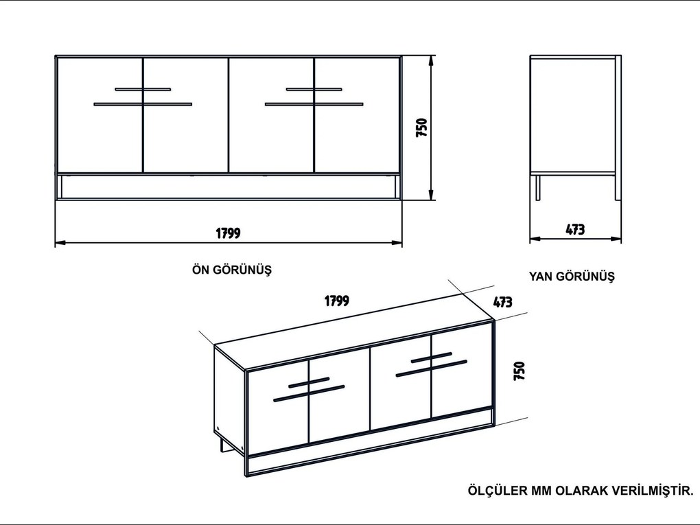 Dulap Pollie (Negru + Auriu). 1088305
