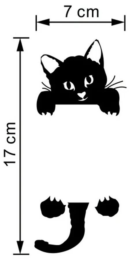 Autocolante pentru întrerupător "Pisicuță 3" 7x17 cm