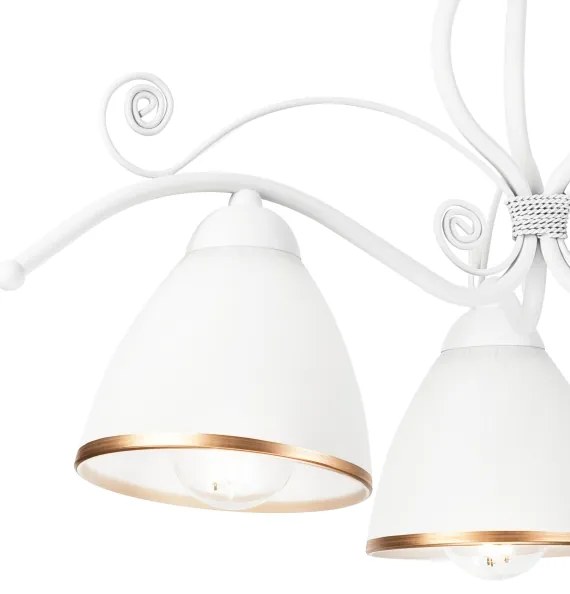 Lustră pe lanț RETRO II 3xE27/60W/230V alb