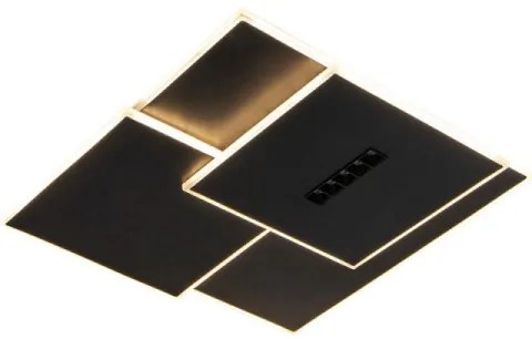 Plafonieră LED dimabilă LED/95W/230V 3000-6500K negru + telecomandă