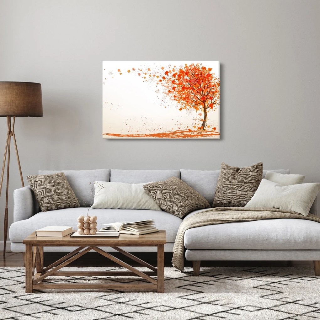Tablou - Copac în vâmnt (90x60 cm)