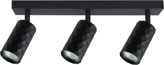 Brilagi - Spot LED RGBW reglabil SELE DIAMANT, 3x GU10/4,8W/230V, negru