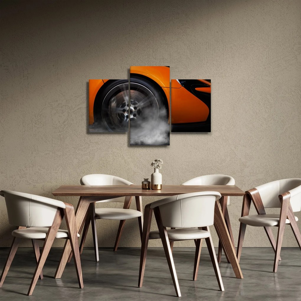 Tablou - Mașină sport portocalie (90x60 cm)