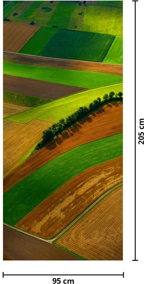Fototapet pentru ușă - Câmp (95x205cm)
