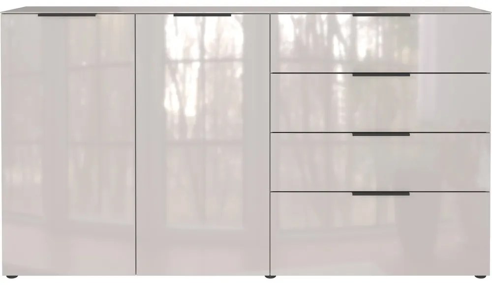 Comodă crem joasă 184x102 cm Oakland – Germania