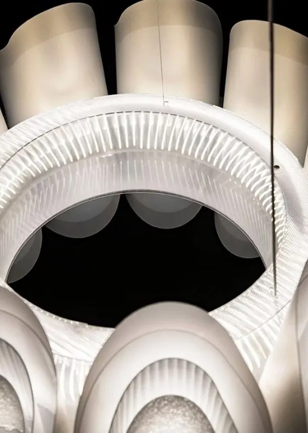 Lustra suspendata LED Fiordlys Round White
