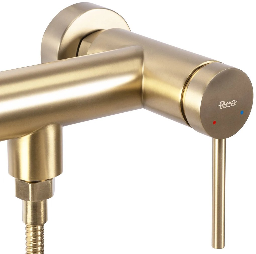 Baterie de duș REA Clif Brush Gold