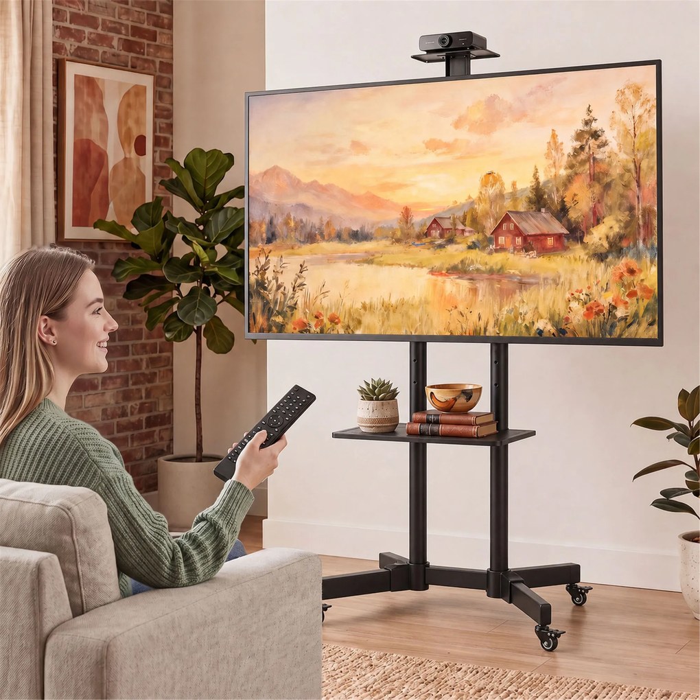 HOMCOM Suport TV LCD/LED de 32-75 Inch, VESA 400x600mm | Aosom Romania