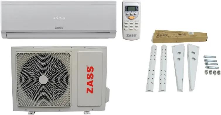 Aparat de aer conditionat Zass Inverter, 9000 BTU, clasa racire A++, clasa incalzire A+, temperatura lucru -15/+46, consola Zass inclusa