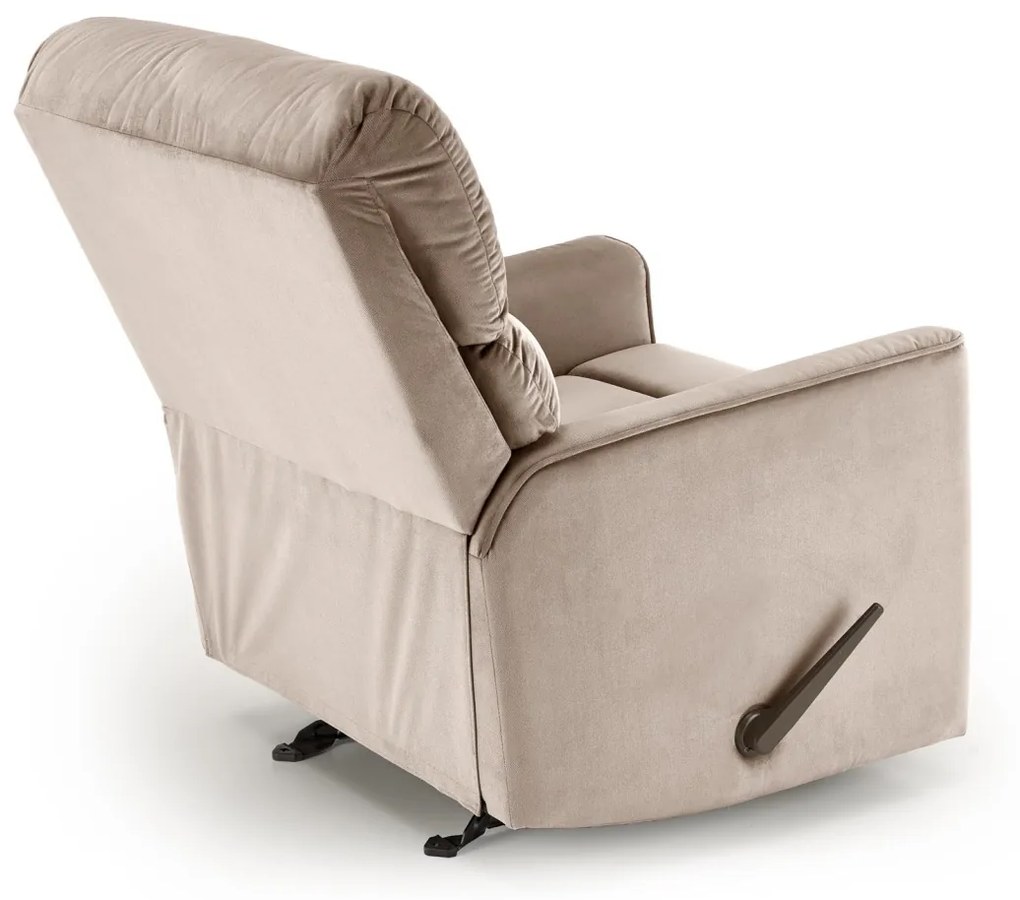 Fotoliu recliner Karim stofa bej H103 cm