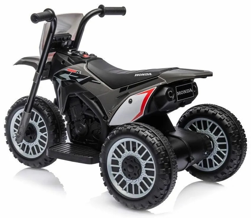 Motocicletă electrică Baby Mix Honda CRF450R, gri
