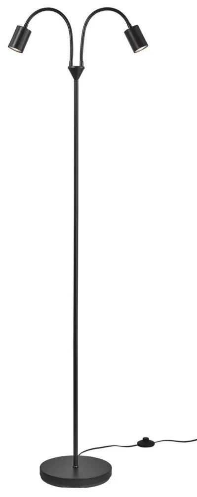Lampadar, lampa de podea design contemporan Explore negru