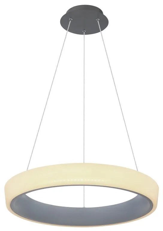 Lustra suspendata LED dimabila cu telecomanda design modern TABANO antracit 48272H-36 GL