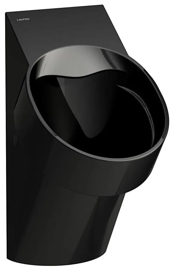 LAUFEN H8402860200001 - Pisuar cu senzor VAL 230 V, racord și evacuare posterioare, negru lucios