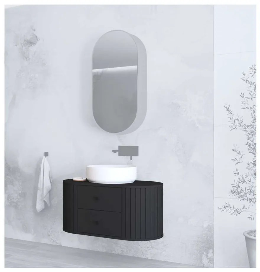 Dulap sub lavoar Belmore, negru