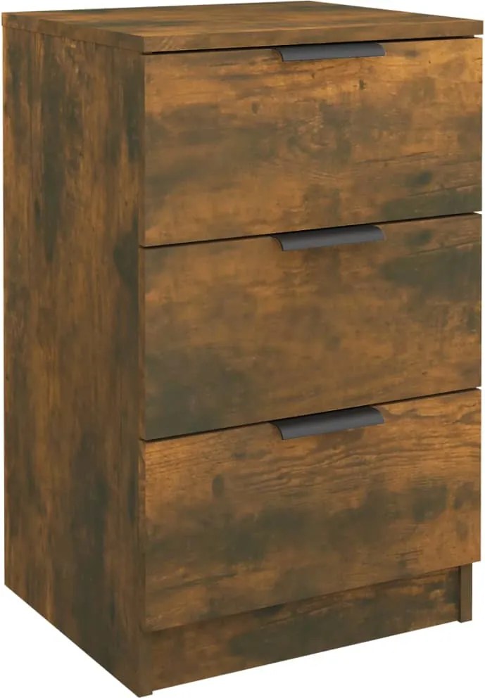 vidaXL Noptieră, stejar fumuriu, 40x36x65 cm