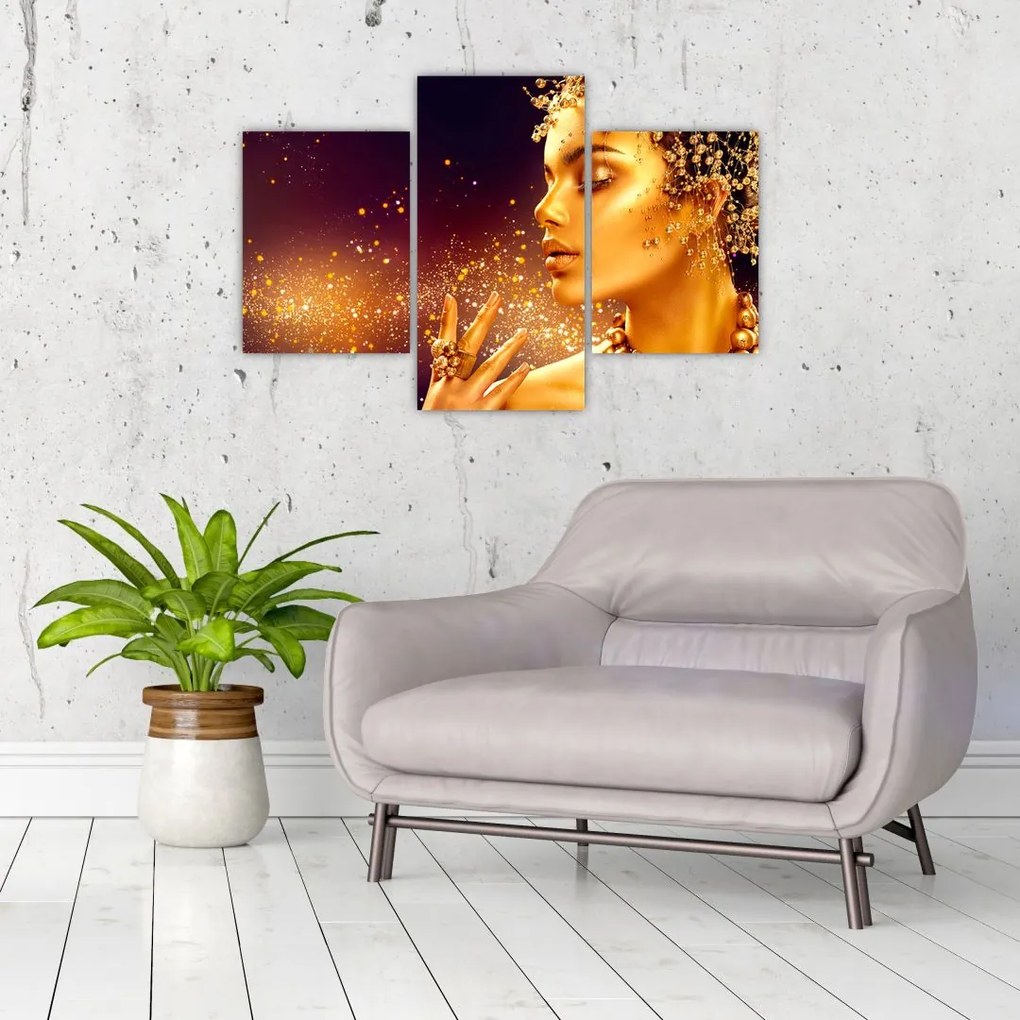 Tablou - Regina de aur (90x60 cm)