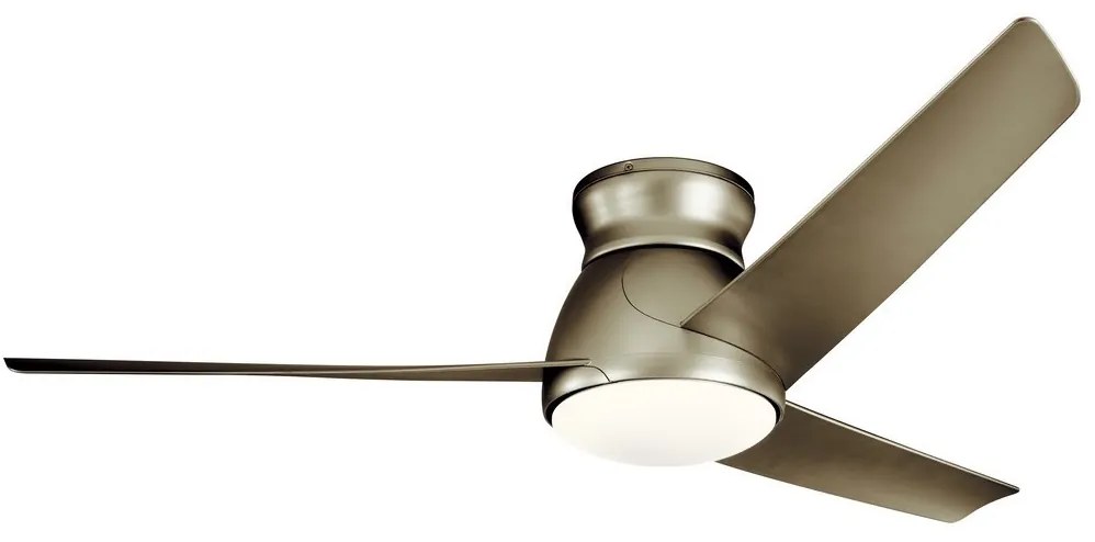 Ventilator LED dimabil de tavan Kichler KLF-ERIS-60-BN ERIS 10W/230V IP44 + telecomandă