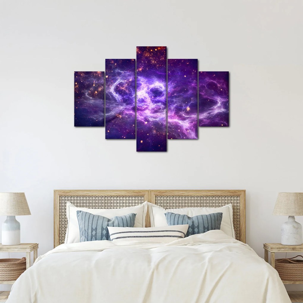 Tablou - Universul violet (150x105 cm)