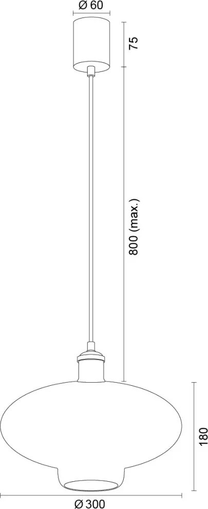 Lustra/pendul design decorativ TRESCO cupru/champagne