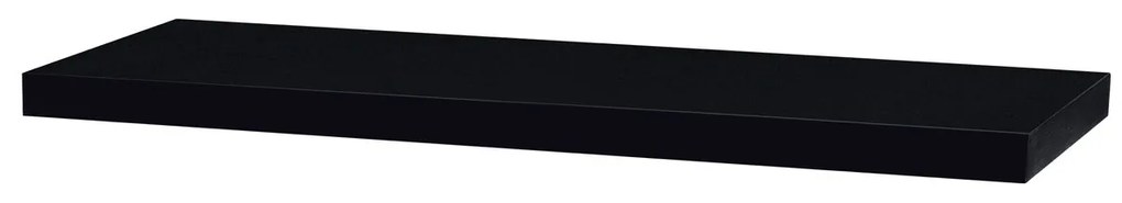 Etajeră de perete P-005, negru lucios
