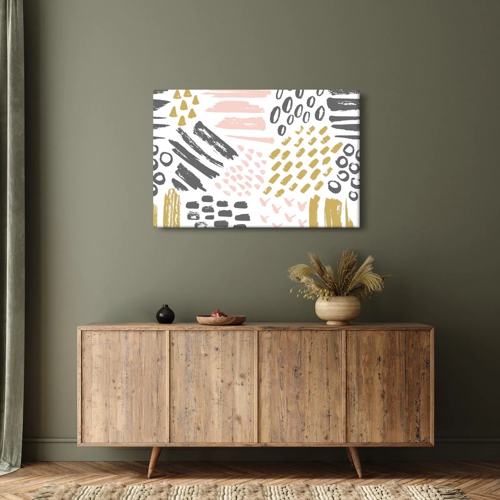 Tablou - Accidente vasculare cerebrale abstracte (90x60 cm)