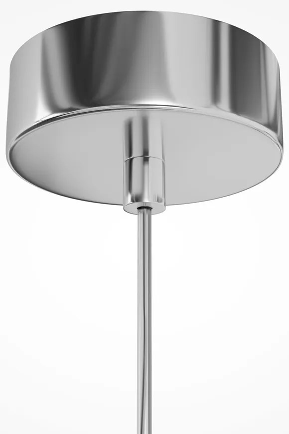 Pendul LED design modern decorativ Drop crom