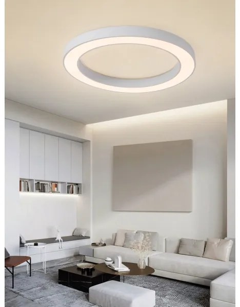 Plafonieră LED dimabilă PASTEL LED/68W/230V 95 cm alb Tuya Immax NEO 07213L + telecomandă