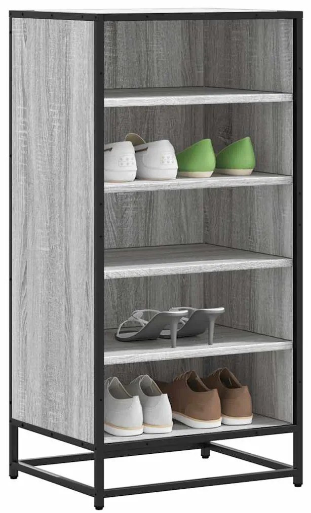 vidaXL Pantofar, gri sonoma, 48x38x97,5 cm, lemn prelucrat