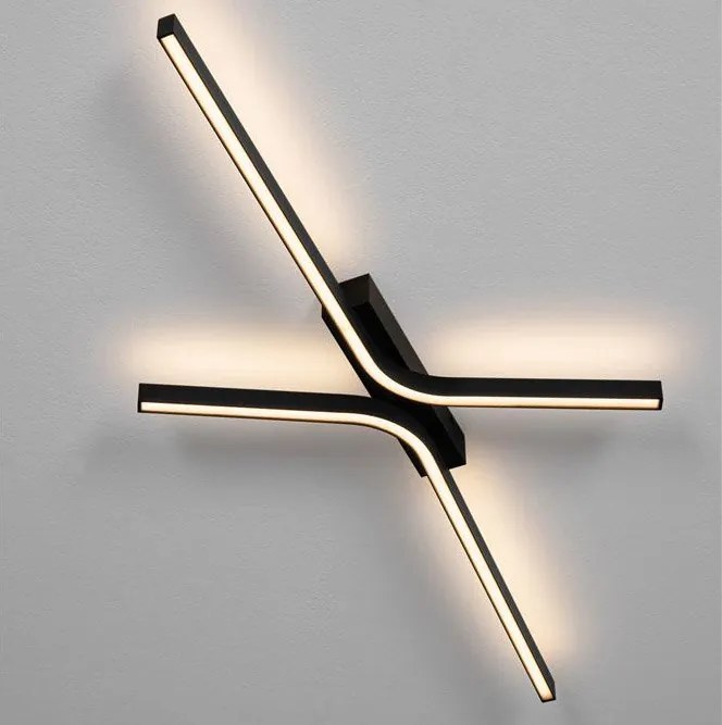 Lustra LED CCT aplicata design modern AKRO negru