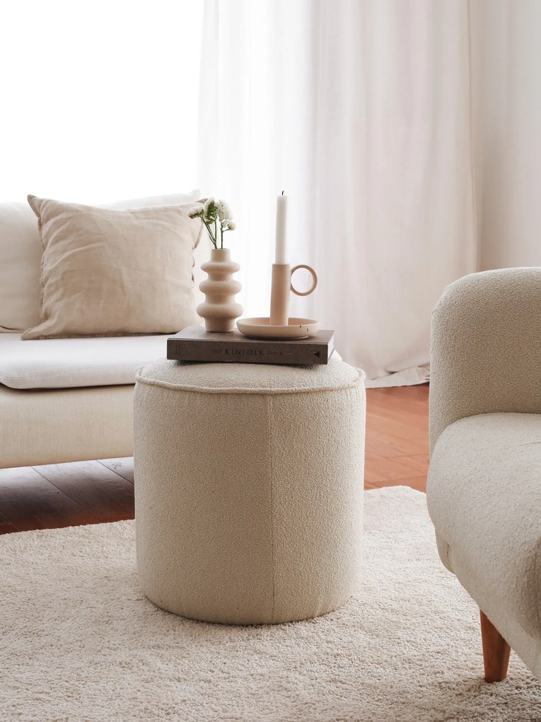 Taburete Tedie (crem). Promo -20%. 1087805