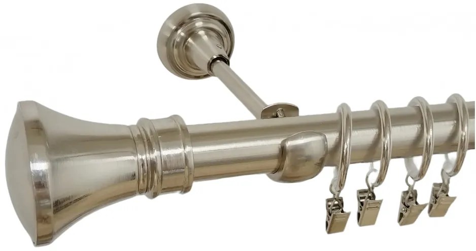Galerie simpla LUXOR /25 - INOX (Alege marime: 120 cm)