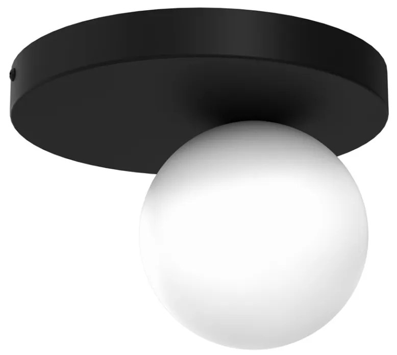 Plafoniera moderna design minimalist BIBIONE BLACK 1