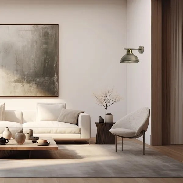 Lampă de perete SVEN 1xE27/15W/230V alamă