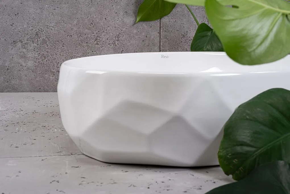 Lavoar ceramic pentru blat REA Maya