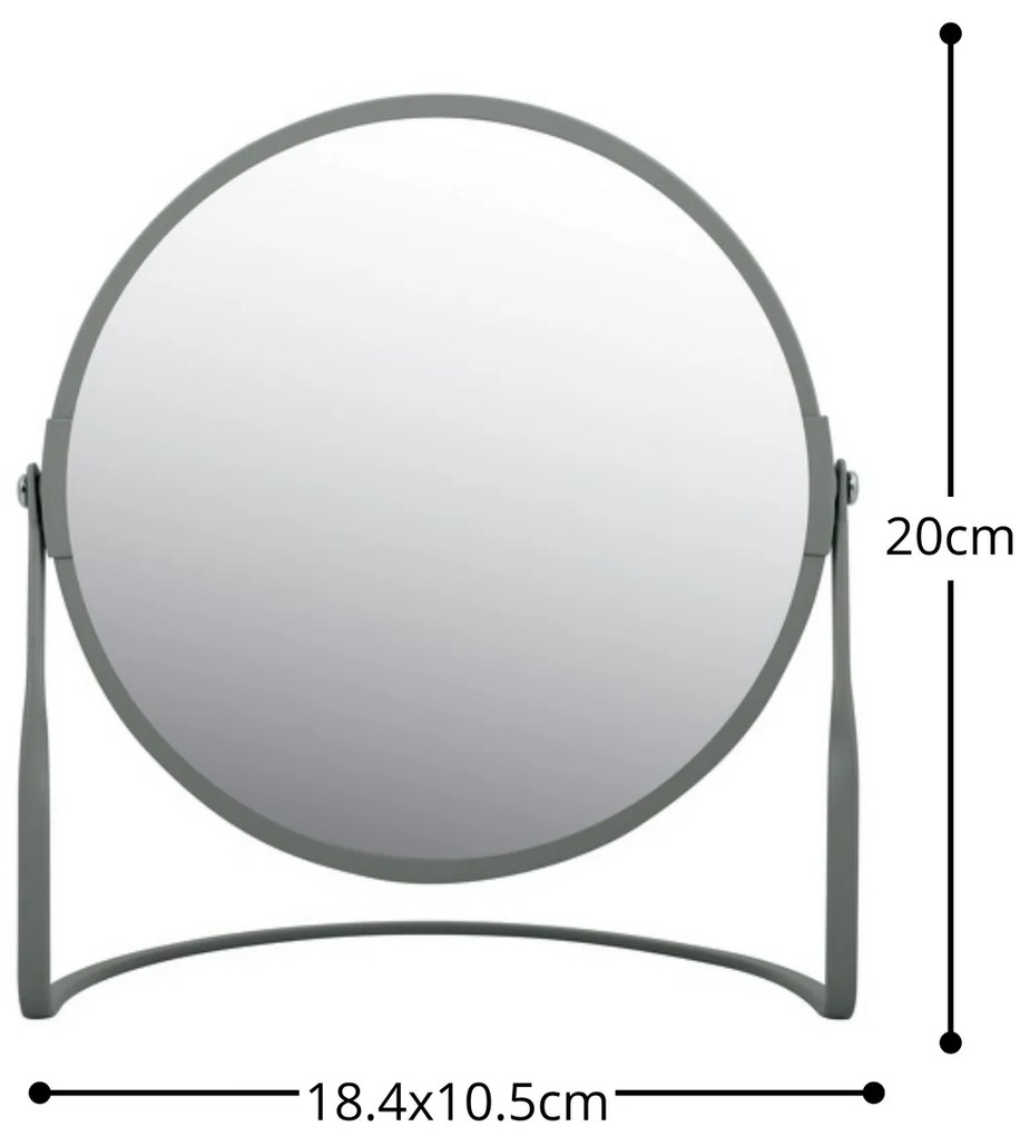 Spirella Cosmetic Magnifying Mirror Akira, gri mat