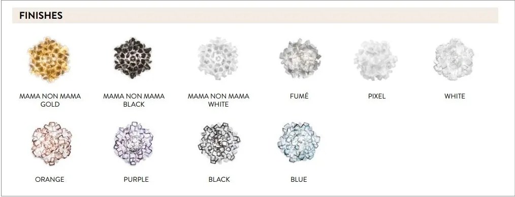 Plafoniera design unicat realizata manual Clizia Mama Non Mama White, 53cm