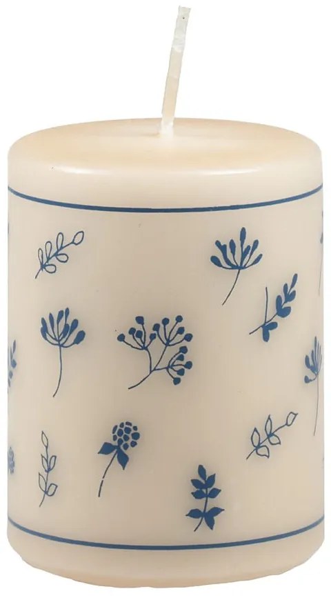 Lumânare Unipar Fleur, durată ardere 30 h, bej