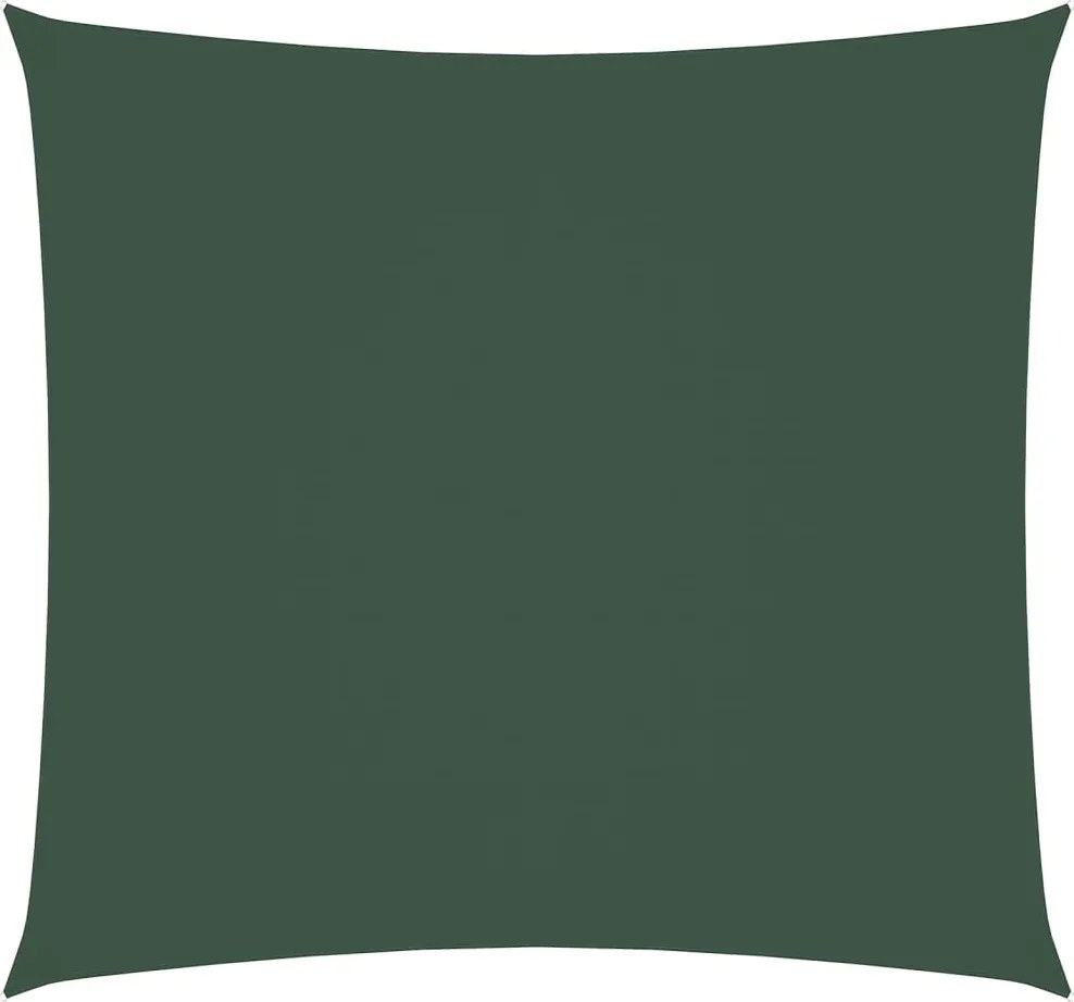 vidaXL Parasolar, verde închis, 2x2 m, țesătură oxford, pătrat