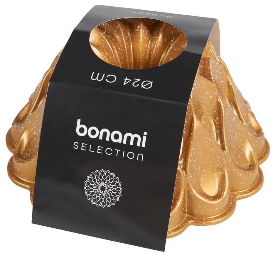 Formă de copt din aluminiu turnat Bonami Selection Volcania, auriu