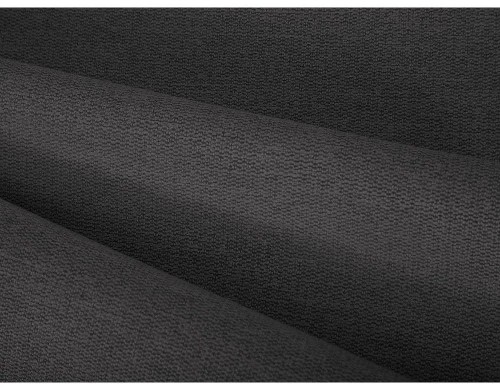 Pat matrimonial gri închis tapițat cu spațiu de depozitare și somieră 140x200 cm Casey – Mazzini Beds