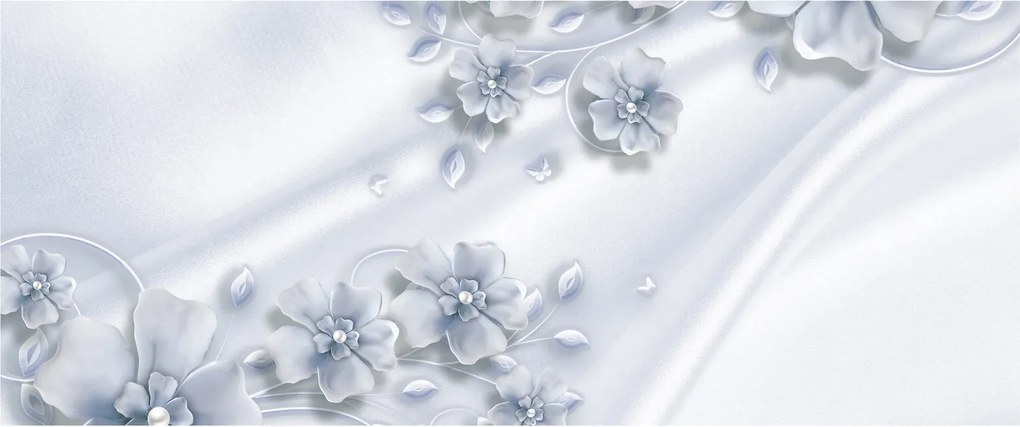 Tablou - Design flori (120x50 cm)