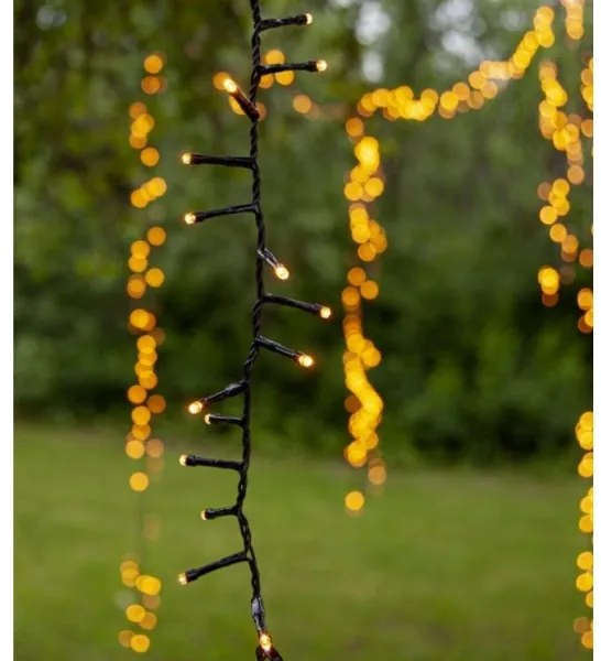 Instalație LED de Crăciun de exterior GOLDEN 800xLED 21m IP44 alb cald Eglo 410815