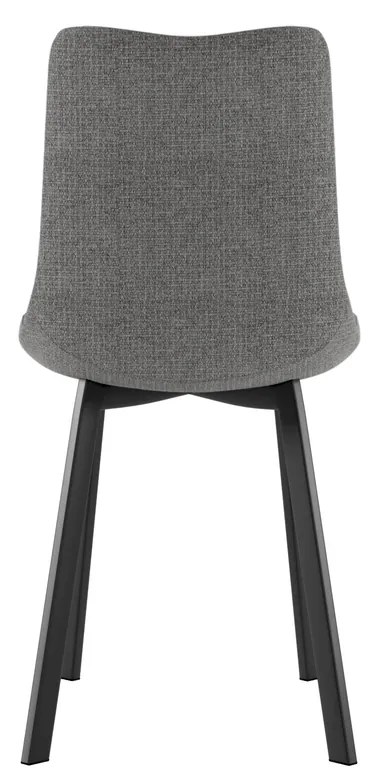 STONES Scaun acoperit cu material textil ușor de curățat. Picioare din metal vopsit 45cm X 56cm H. 86cm | Aosom Romania