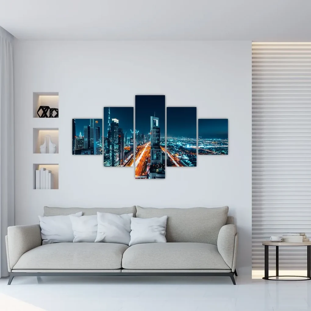 Tablou - Noaptea la Dubai (125x70 cm), în 40 de alte dimensiuni noi